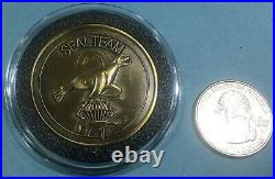 Naval Special Warfare Seal Team Two (st-2) Command Master Chief Cpo Coin