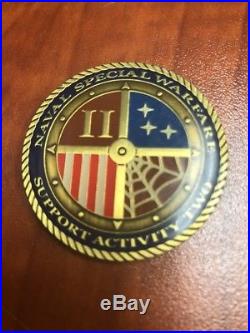 Naval Special Warfare Support Activity Two Navy SEAL Challenge Coin