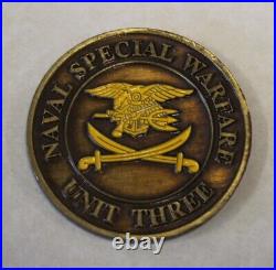 Naval Special Warfare Unit Three Bahrain Color Navy Challenge Coin / SEAL / 3
