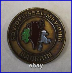 Naval Special Warfare Unit Three Bahrain Color Navy Challenge Coin / SEAL / 3