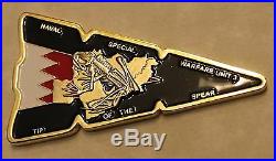 Naval Special Warfare Unit Three Tip of Spear SEAL Navy Challenge Coin