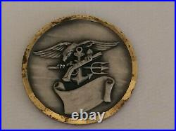 Naval Special Warfare Unit Two Diamond Cut Edge Navy SEAL Challenge Coin / 2