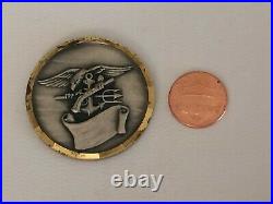 Naval Special Warfare Unit Two Diamond Cut Edge Navy SEAL Challenge Coin / 2