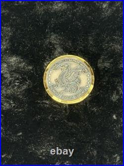 Naval Special Warfare Unit Two Silver Toned Diamond Cut Edge Navy Challenge Coin