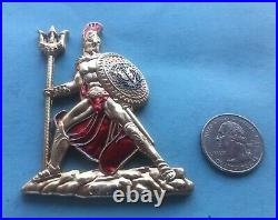Naval Special Warfare (seal) Spartan Challenge Coin Serialized / Look! Read