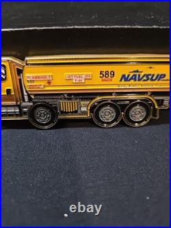 Naval Supply Systems Command (NAVSUP) Fuel Truck 4 Challenge Coin COOL