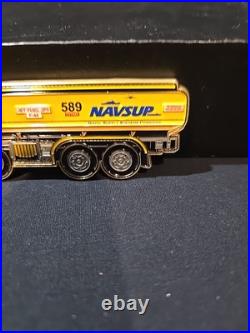 Naval Supply Systems Command (NAVSUP) Fuel Truck 4 Challenge Coin COOL