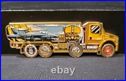 Naval Supply Systems Command (NAVSUP) Fuel Truck 4 Challenge Coin COOL