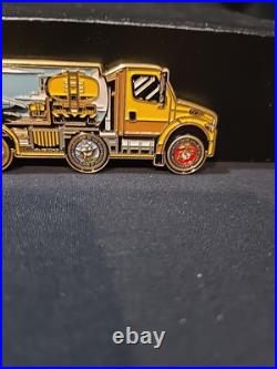 Naval Supply Systems Command (NAVSUP) Fuel Truck 4 Challenge Coin COOL