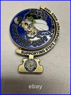 Naval Support Unit Challenge Coin BRAND NEW Just Released Seabees Naval Support Unit Challenge Coin BRAND NEW Just Released Seabees