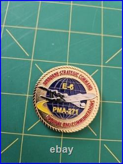 Navy Airborne Strategic Command E-6 PMA-271 Challenge Coin NAVAIR Doomsday Plane