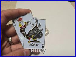 Navy Blackjack Chiefs Mess Challenge Coin HX-21 RARE