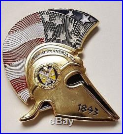 Navy CPO CPOA Chief of the Boat 757 USS Alexandria NucSub Gold Spartan Helmet