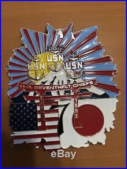 Navy CPO Challenge Coin, Japanese Samurai One Of A Kind