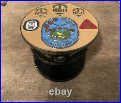Navy CPO Challenge Coin USS MAKIN ISLAND SENIOR CHIEF COVERHAND PAINTED 1 of 1