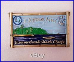 Navy CPO Chief Challenge Coin RED Hawaii HAMMERHEAD SHARK door RARE nypd msg