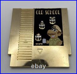Navy CPO Mario Old School 2015 Challenge Coin JJ13