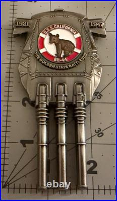 Navy Challenge Coin Battleship California Turret