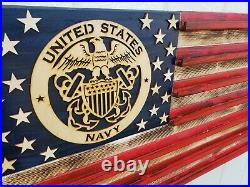 Navy Challenge Coin Display Holder Flag, Navy Retirement Gift or Christmas Gift