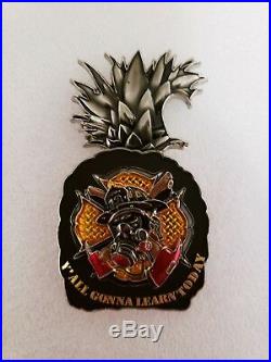 Navy Challenge Coin HAWAII Pineapple SWOS non nypd msg cpo chief BOTTLE OPENER