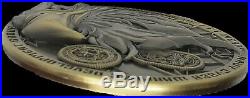 Navy Chief CPO Challenge Coin BALD EAGLE nypd msg VERY LIMITED MASSIVE 3-D