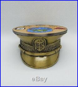 Navy Chief CPO Challenge Coin COMBO COVER no nypd msg AMAZING VERY RARE
