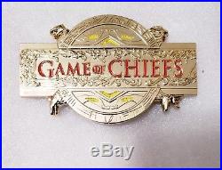 Navy Chief CPO Challenge Coin GAME OF THRONES non nypd msg GOLD SERIALIZED