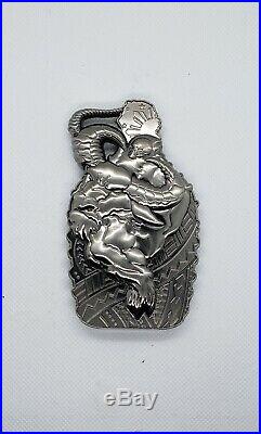 Navy Chief CPO Challenge Coin HAWAII Growler Bottle SILVER no nypd msg100 Made