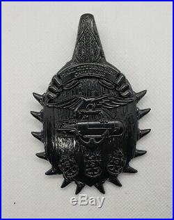 Navy Chief CPO Challenge Coin HAWAII SEAL Paddle non nypd msg RARE REAL SAND