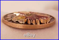 Navy Chief CPO Challenge Coin Hawaii GOLD AMAZING DETAILSnon nypd msg HEAVY