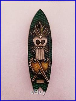 Navy Chief CPO Challenge Coin Hawaii SURFBOARD Limited non nypd msg AMAZING