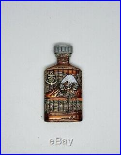 Navy Chief CPO Challenge Coin JAPAN AIMD Drink BOTTLE non nypd msg SERIALIZED