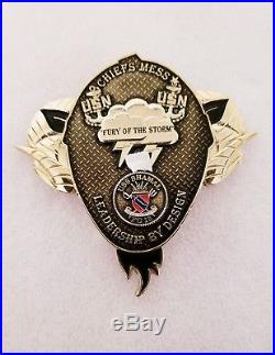 Navy Chief CPO Challenge Coin JASON MASK USS Shamal non nypd msg LIMITED