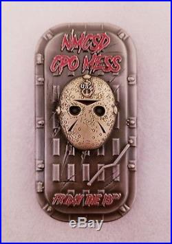Navy Chief CPO Challenge Coin JASON door hatch SERIALIZED non nypd msg