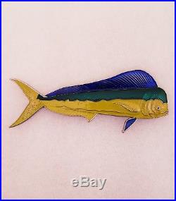 Navy Chief CPO Challenge Coin MAHI fish LIMITED non nypd msg BEAUTIFUL