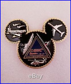 Navy Chief CPO Challenge Coin MICKEY MOUSE Aviation SERIALIZED no nypd msg
