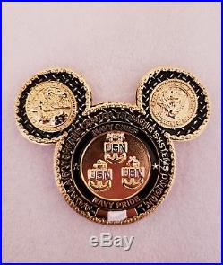 Navy Chief CPO Challenge Coin MICKEY MOUSE Aviation SERIALIZED no nypd msg