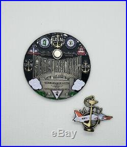 Navy Chief CPO Challenge Coin NAS MERIDIAN 2 Pieces no nypd msg LIMITED