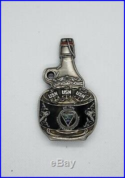 Navy Chief CPO Challenge Coin PACNORWEST FRC Growler BOTTLE no nypd msg RARE