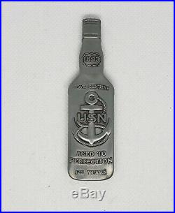 Navy Chief CPO Challenge Coin SAILOR JERRY Bottle non nypd msg Only 50 MADE