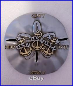 Navy Chief CPO Challenge Coin SAND DOLLAR Corry station no nypd msg SERIALIZED