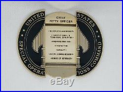 Navy Chief CPO Challenge Coin SPEC OPS Seal Team non nypd msg VERY LIMITED