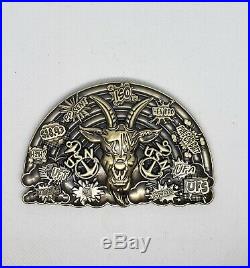Navy Chief CPO Challenge Coin UNICORN HUNTER nypd msg ONLY 75 MADE SERIALIZED