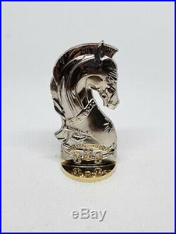 Navy Chief CPO Challenge coin CHESS HORSE 3D msg nypd WAX STAMP