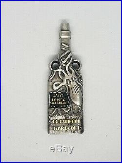 Navy Chief CPO Challenge coin DAVEY JONES bottle msg nypd RARE & SUPER DETAILED