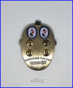 Navy Chief CPO Challenge coin JASON Mask LCS no nypd msg HOLDS ANCHORSLIMITED