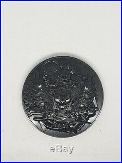 Navy Chief CPO Challenge coin WASH DC EAGLE msg nypd THICK & DETAILED BLACK