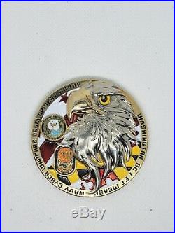Navy Chief CPO Challenge coin WASH DC EAGLE msg nypd THICK & DETAILED GOLD