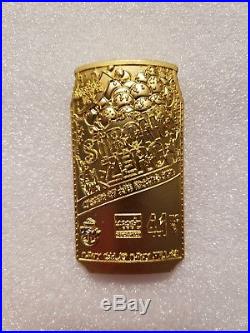 Navy Chief CPO challenge coin CHU HI Can JAPAN non nypd msg ETREMELY RARE GOLD