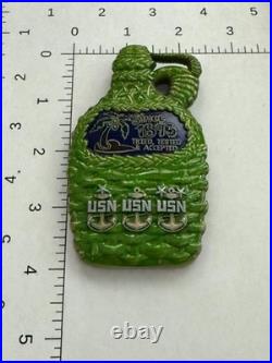 Navy Chief CPO challenge coin Rice Wine Jug set of 6